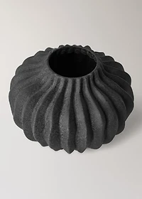 organic earthenware vase