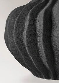 organic earthenware vase