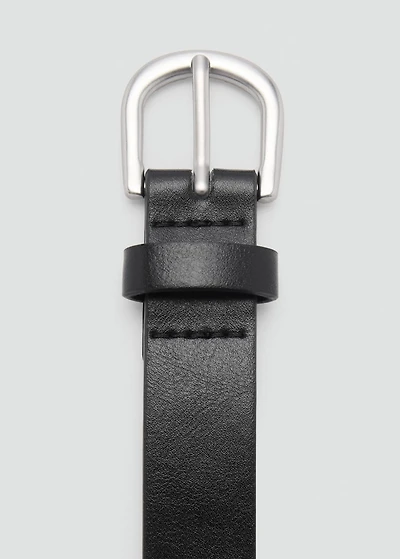 Leather-effect belt