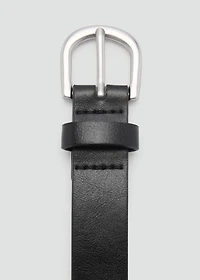 Leather-effect belt