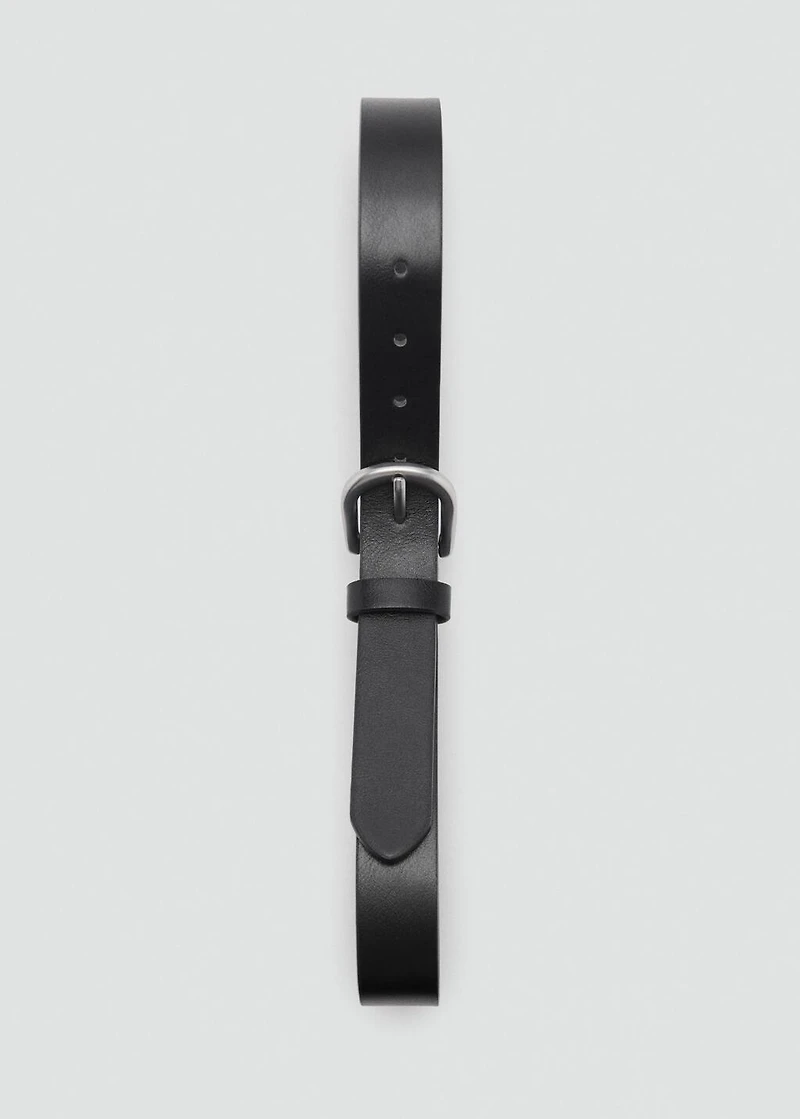 Leather-effect belt