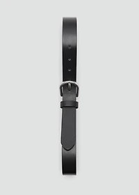 Leather-effect belt