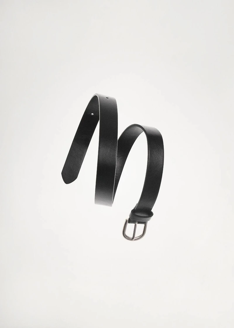 Leather-effect belt