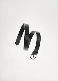 Leather-effect belt