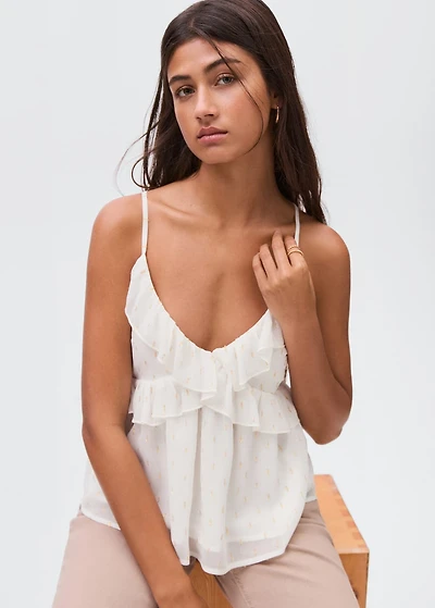 Lurex plumeti top