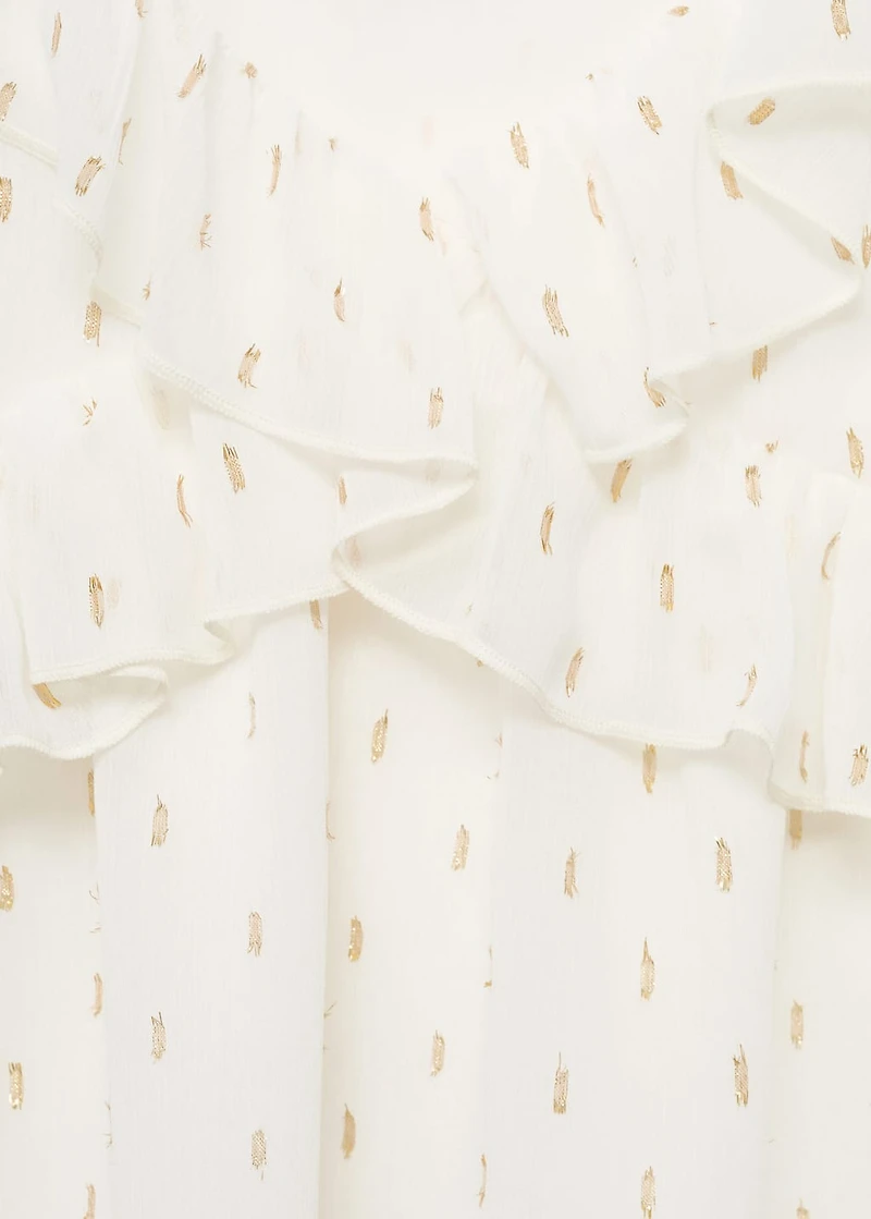 Lurex plumeti top
