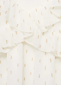 Lurex plumeti top