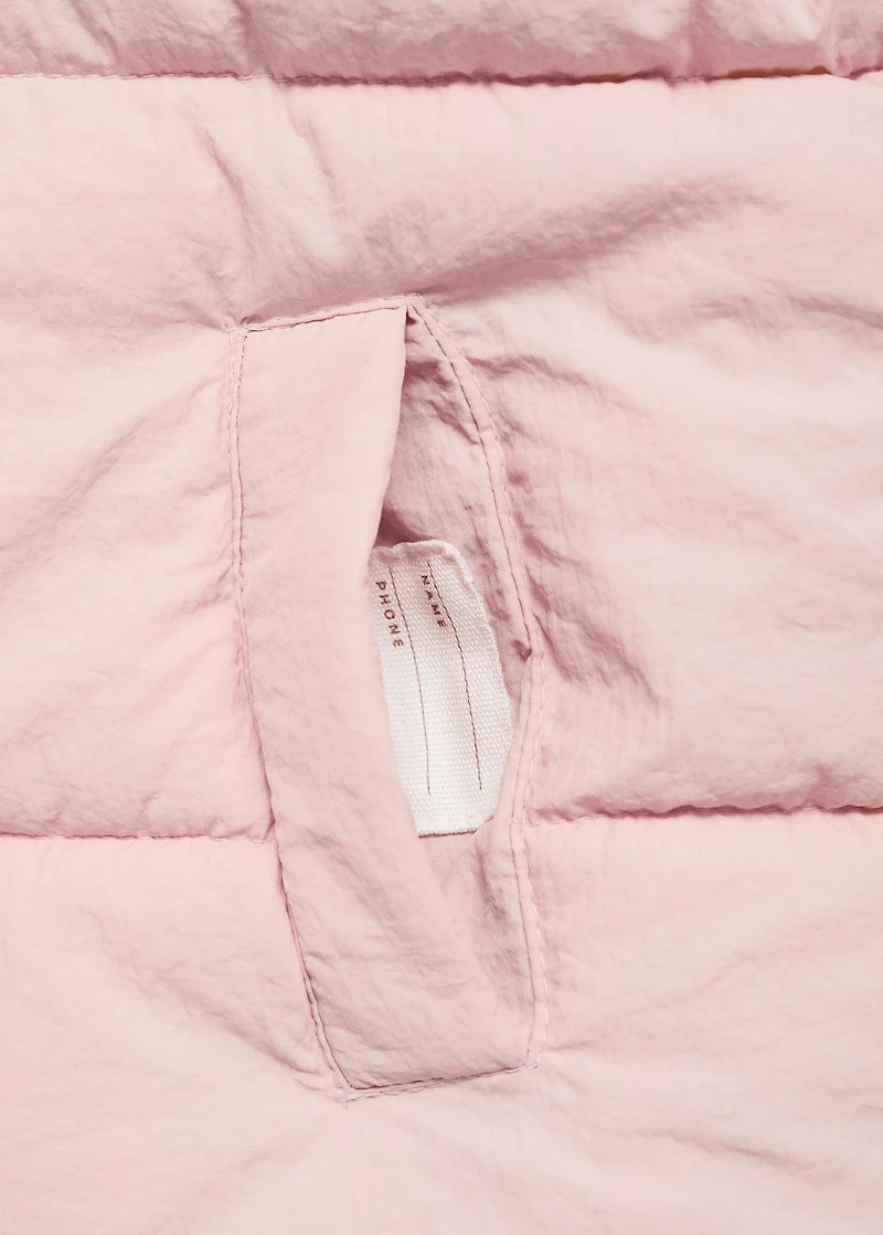 Reversible quilted vest