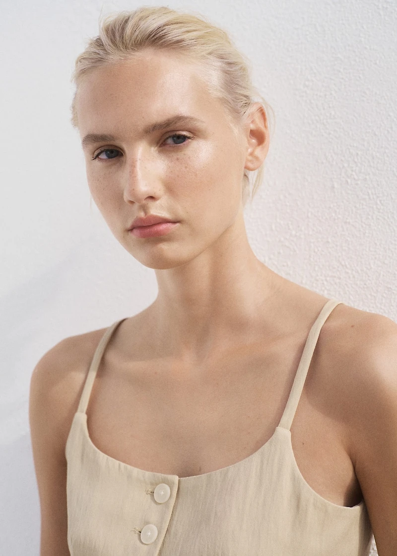 Lyocell suit vest
