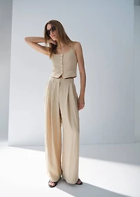 Lyocell suit vest