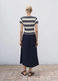 Mixed striped dress