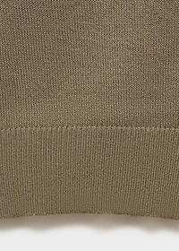 Fine-knit sweater with metallic detail