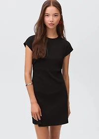 Ribbed short dress