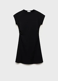Ribbed short dress