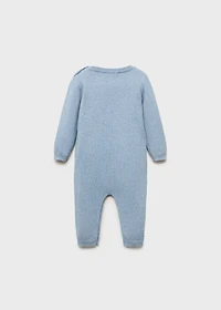 Long chest-pocket jumpsuit