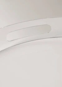 Round acrylic tray