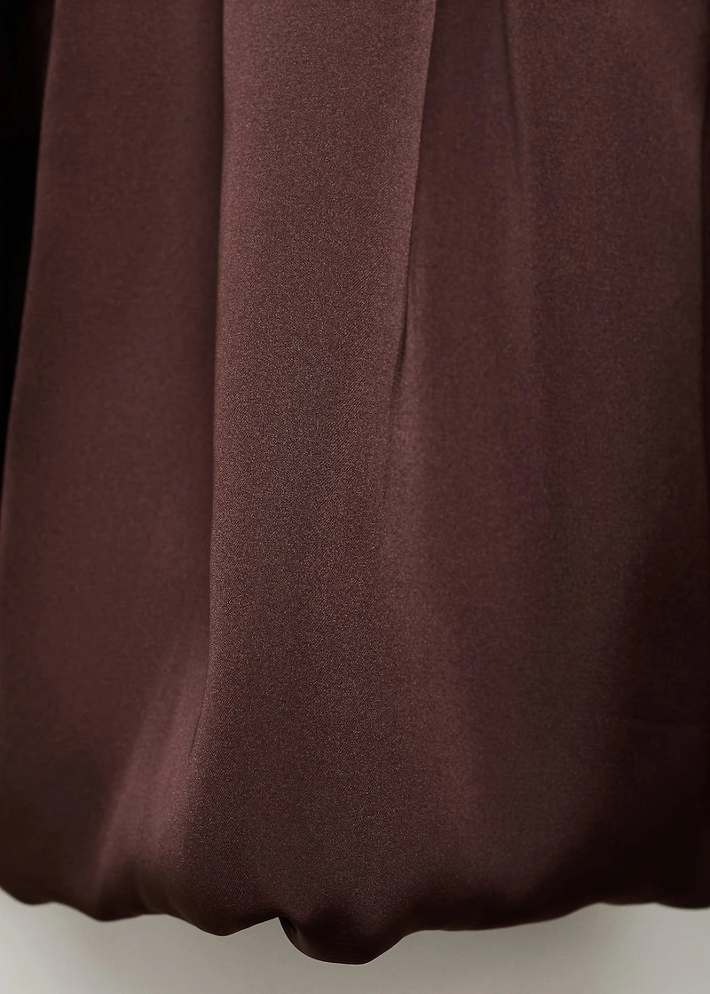 Combined fabric top with crossed back