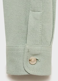 Cotton knit shirt