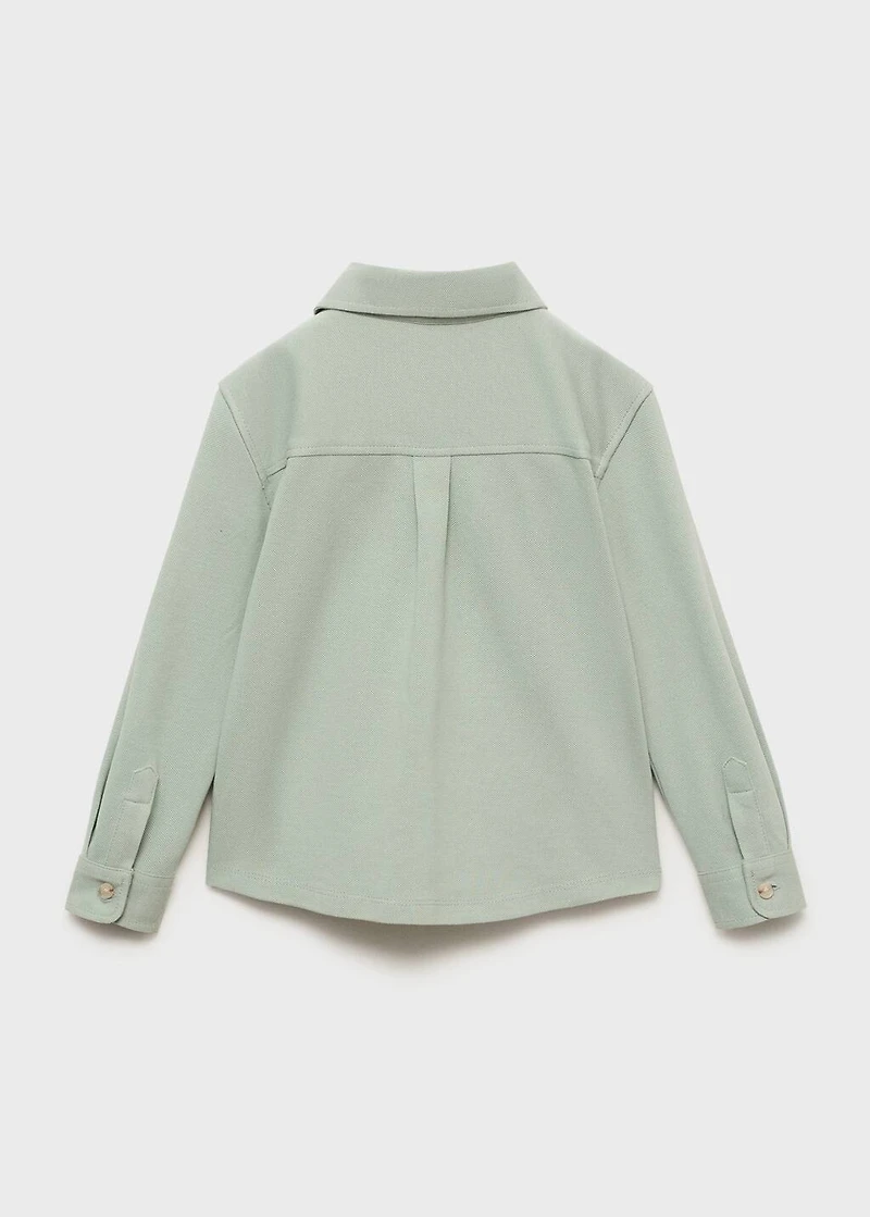Cotton knit shirt