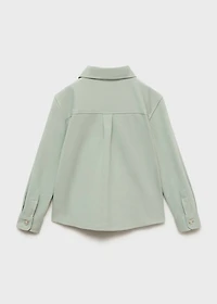 Cotton knit shirt