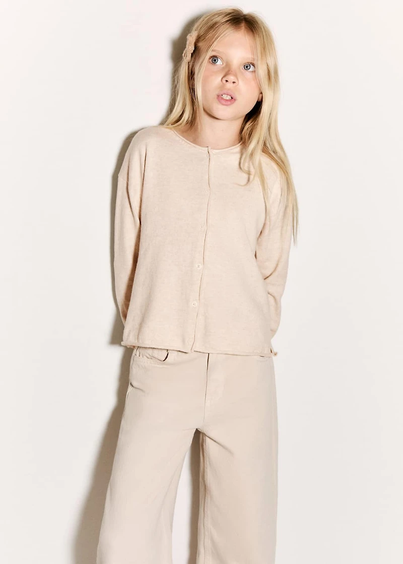 Long sleeves knit cardigan