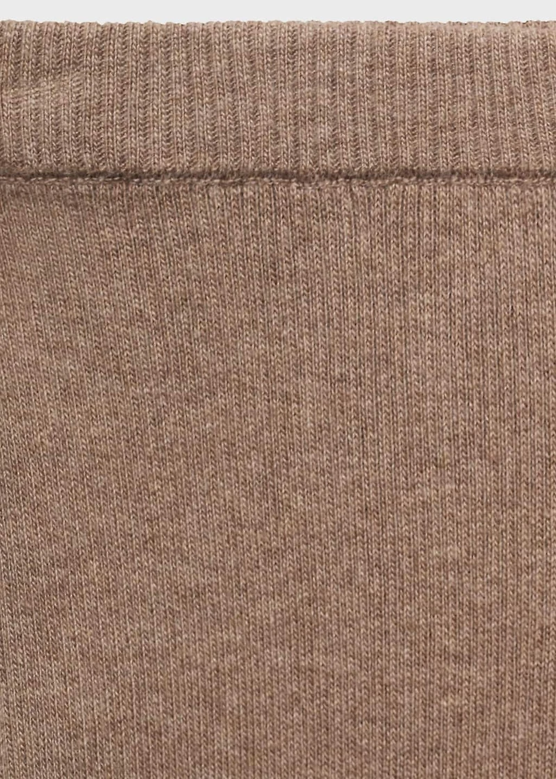 Ribbed-knit pants