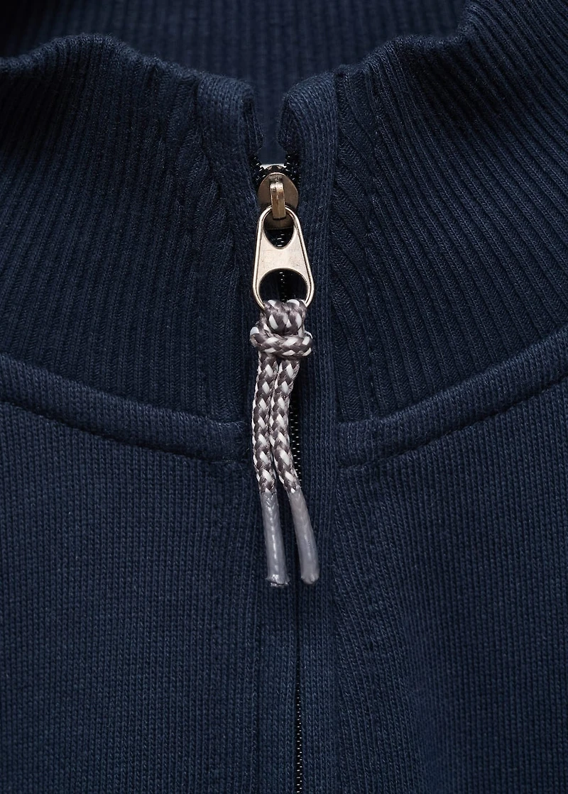 Printed cotton sweatshirt