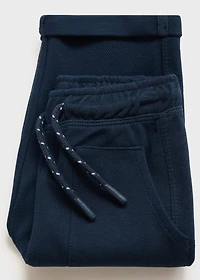 Straight-fit cotton pants