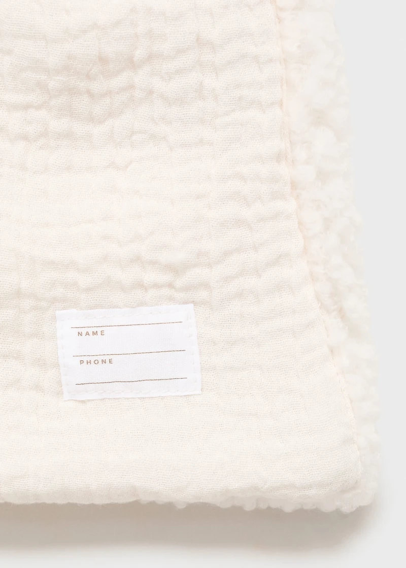Shearling-effect vest