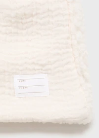 Shearling-effect vest