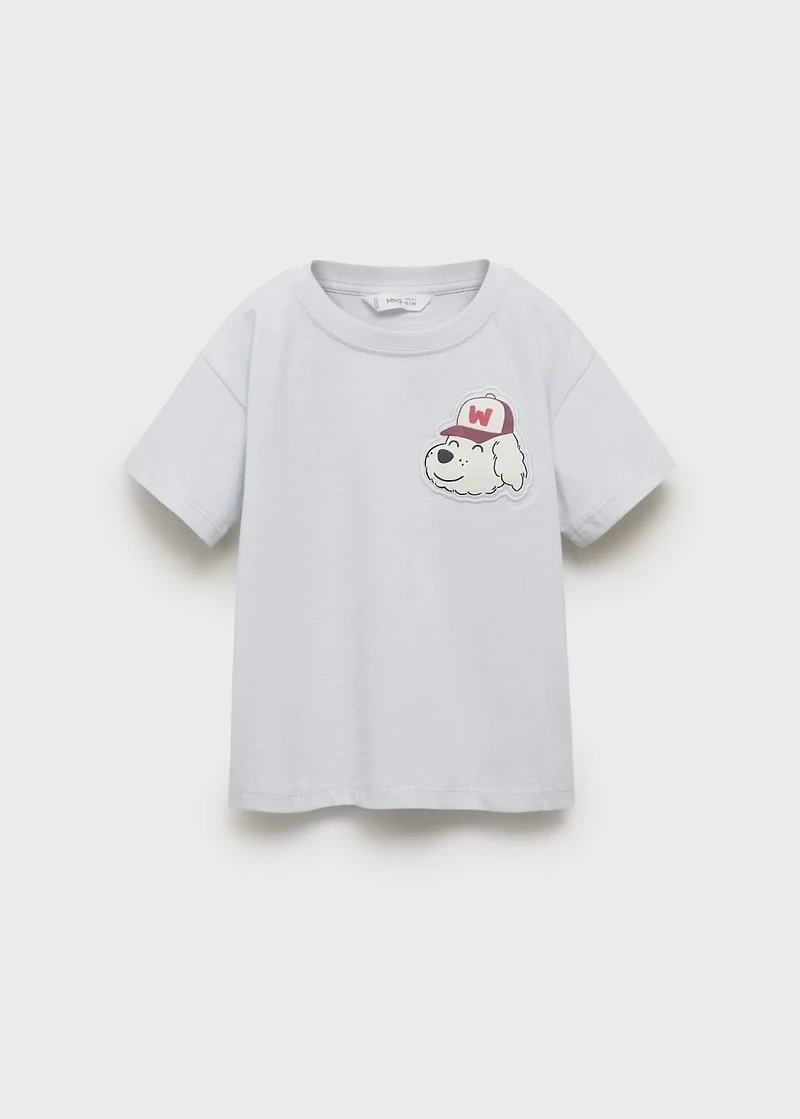 Dog printed T-shirt