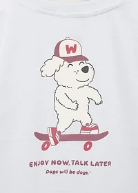 Dog printed T-shirt
