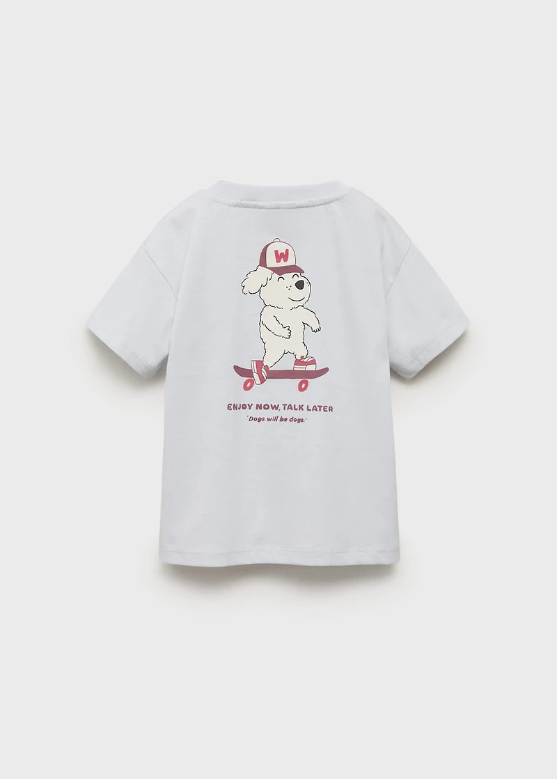 Dog printed T-shirt