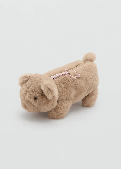 Teddy bear fur-effect case