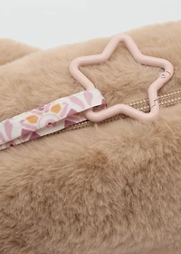 Teddy bear fur-effect case