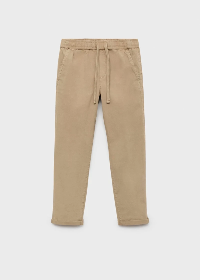 Elastic waist pants