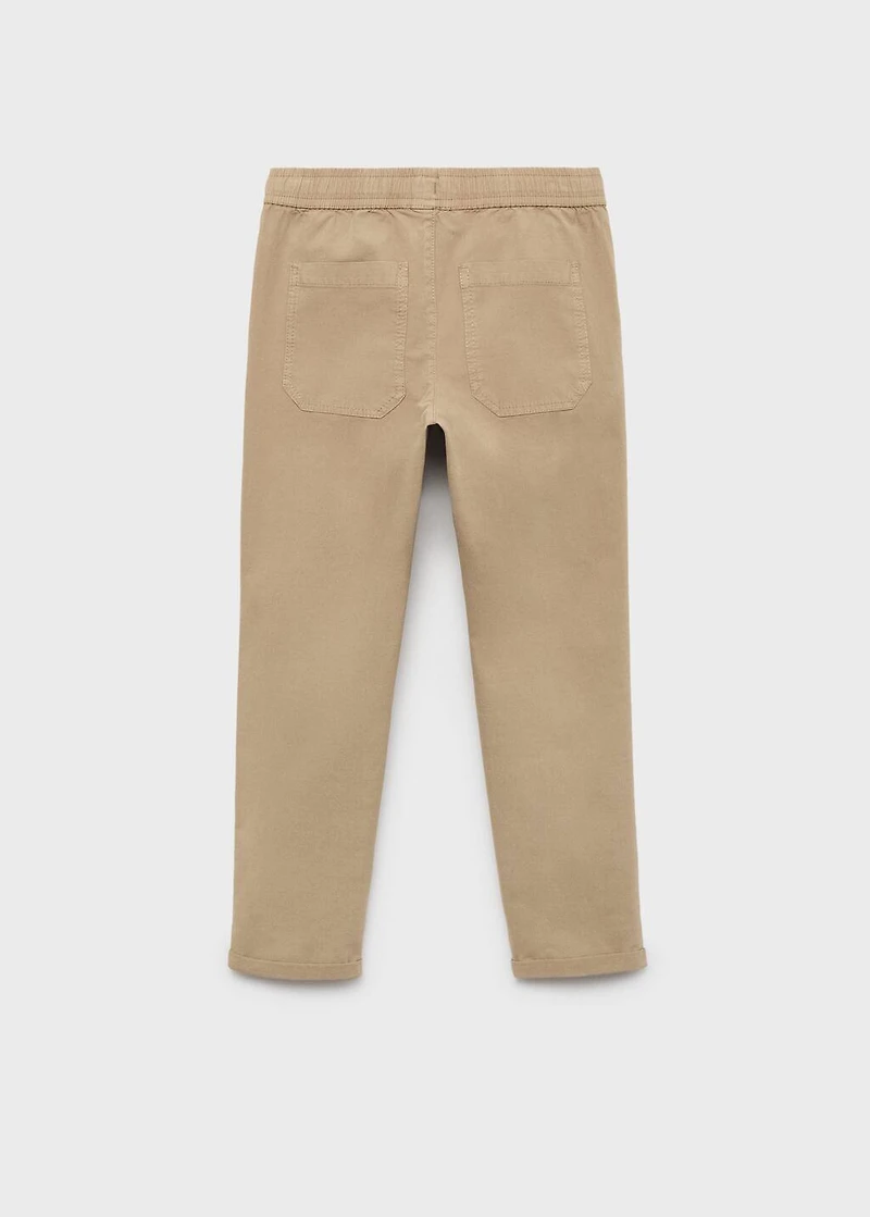 Elastic waist pants
