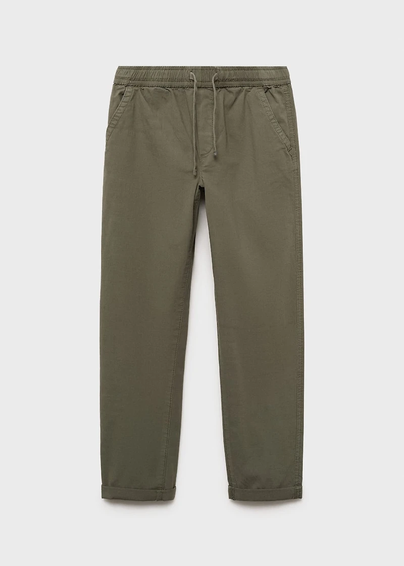Elastic waist pants
