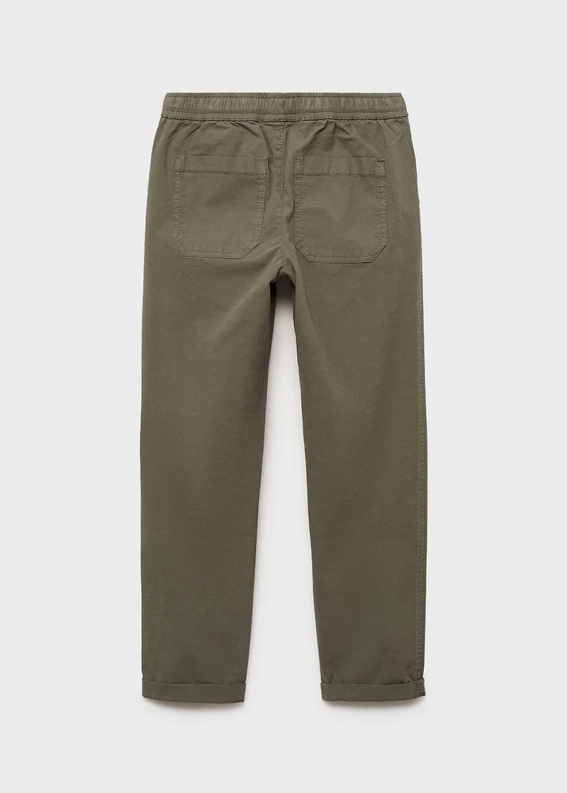 Elastic waist pants