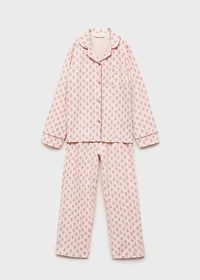Printed cotton pyjamas