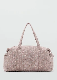 Maternity bag with flowers