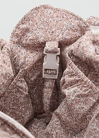 Maternity bag with flowers