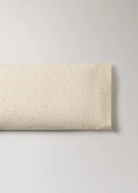 Percale cotton pillowcase with leaf pattern 45x110 cm