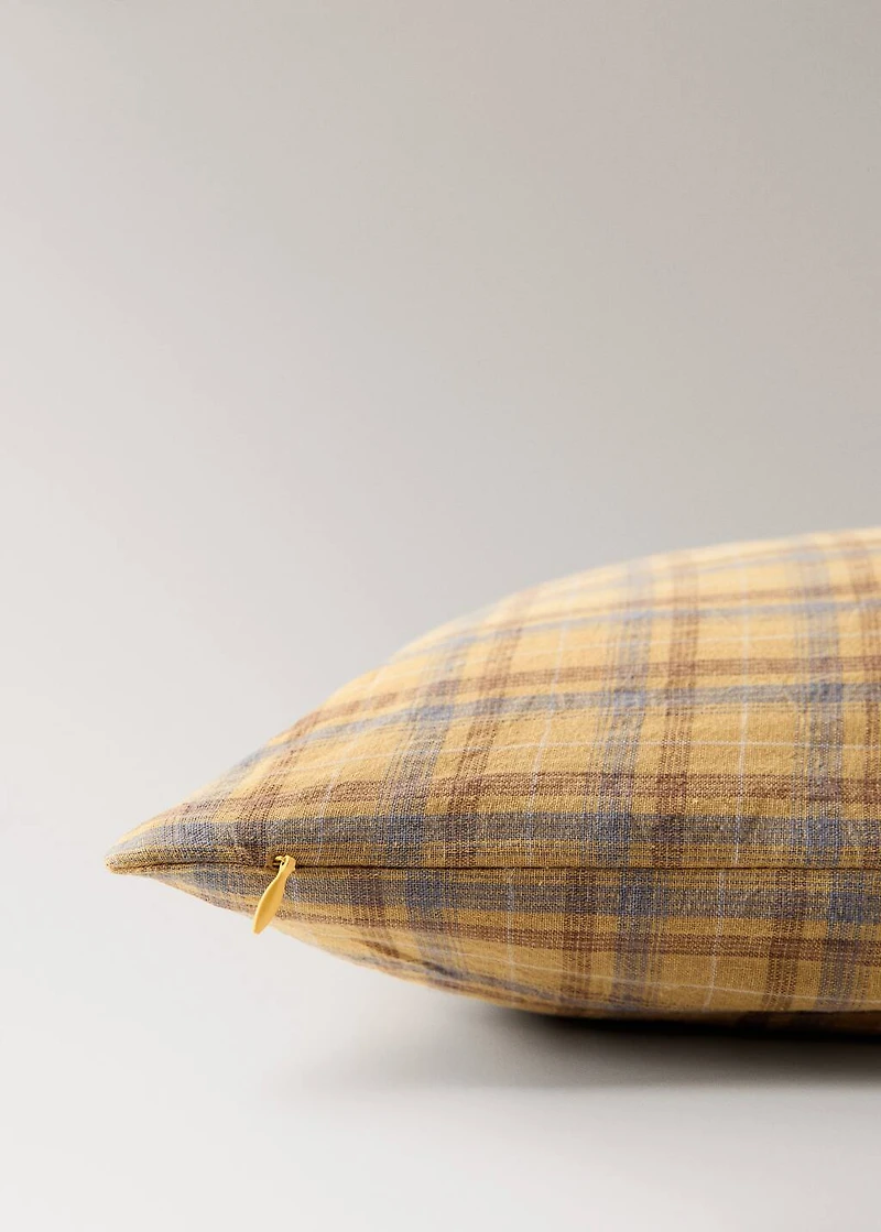 Multi-colored checked children's cushion cover 40x60 cm