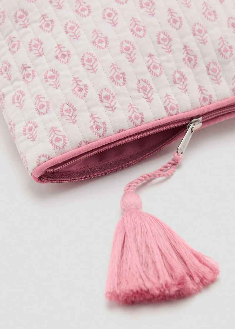 Printed cosmetic bag