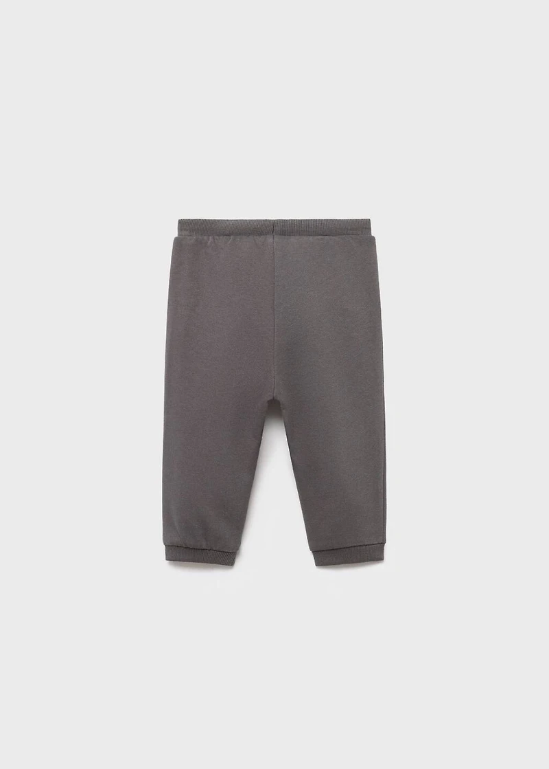 Cotton drawstring joggers