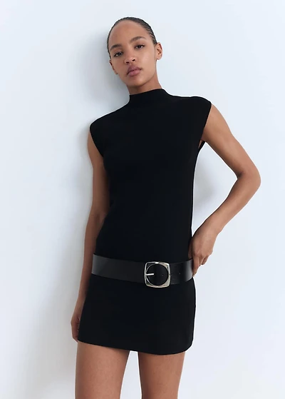 Short knitted dress