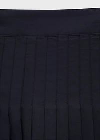 Pleated midi skirt