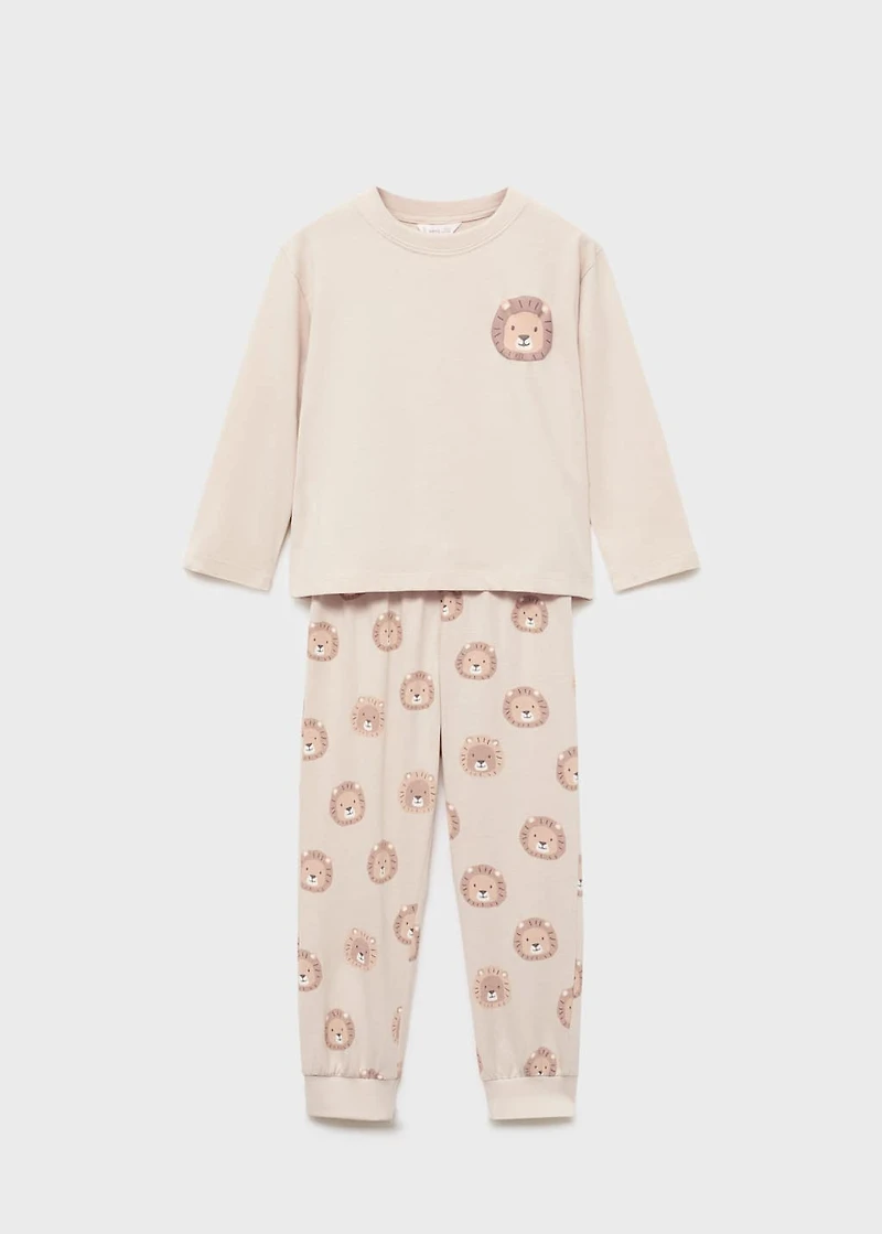 Animal-print pajamas