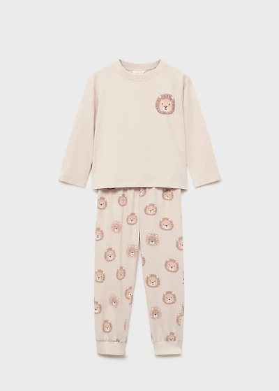 Animal-print pajamas
